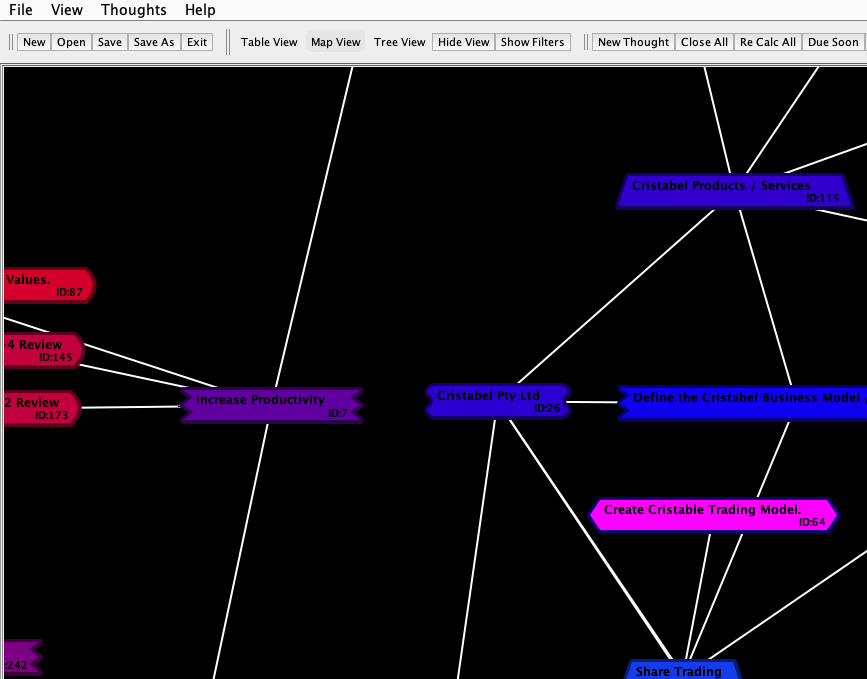 Screenshot of Mind Task app